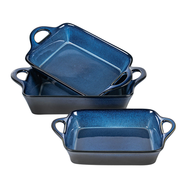 3PCS Rectangular Dish