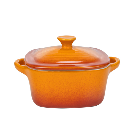 8 OZ Mini Covered Square Casserole Dish