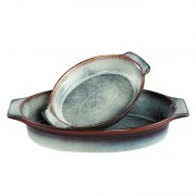 1QT.Oval Baker W/Handle